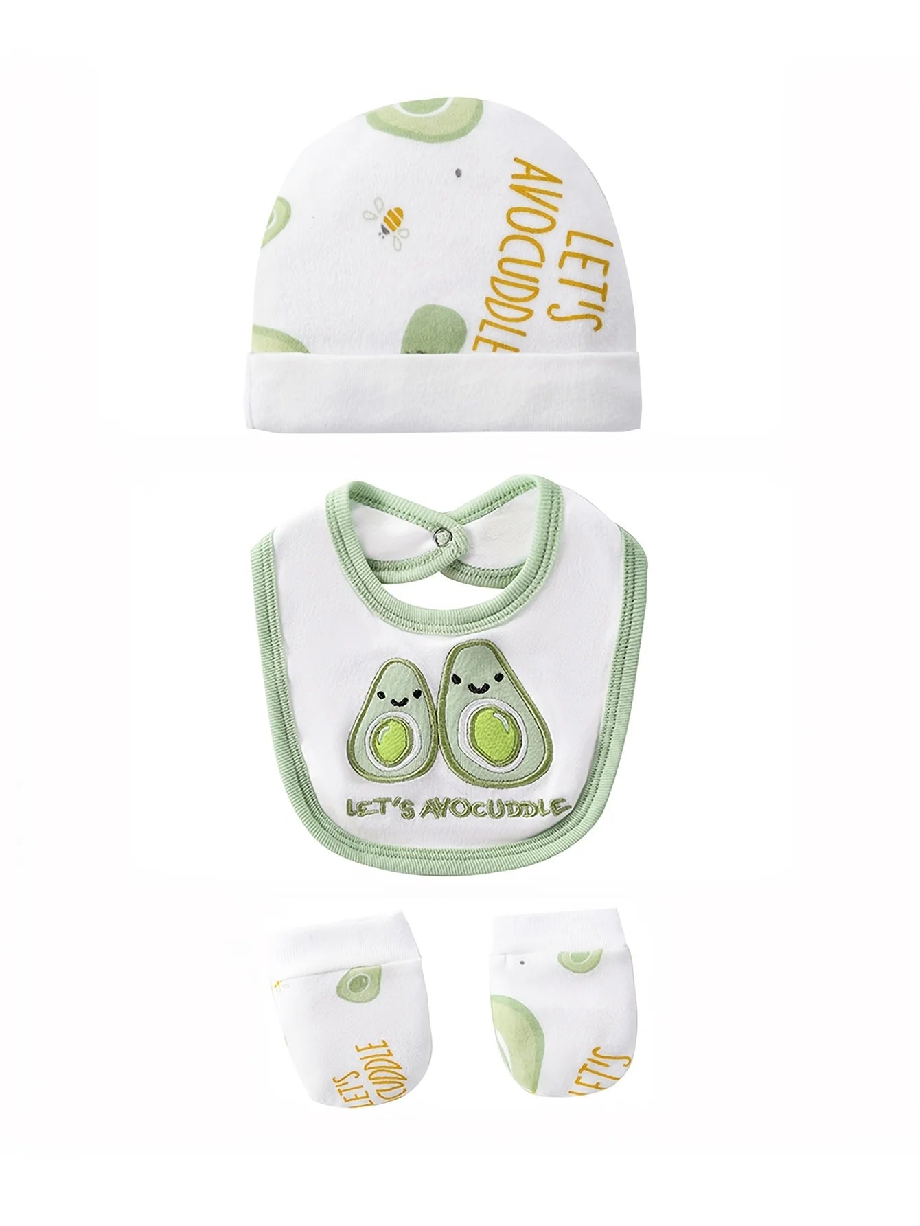 8pcs Newborn Baby Set, 100% Cotton Infant Essentials for Hospital Delivery, Unisex Bodysuit & Romper Outfit with Tops, T-shirts And Hat,, Perfect for Outdoor