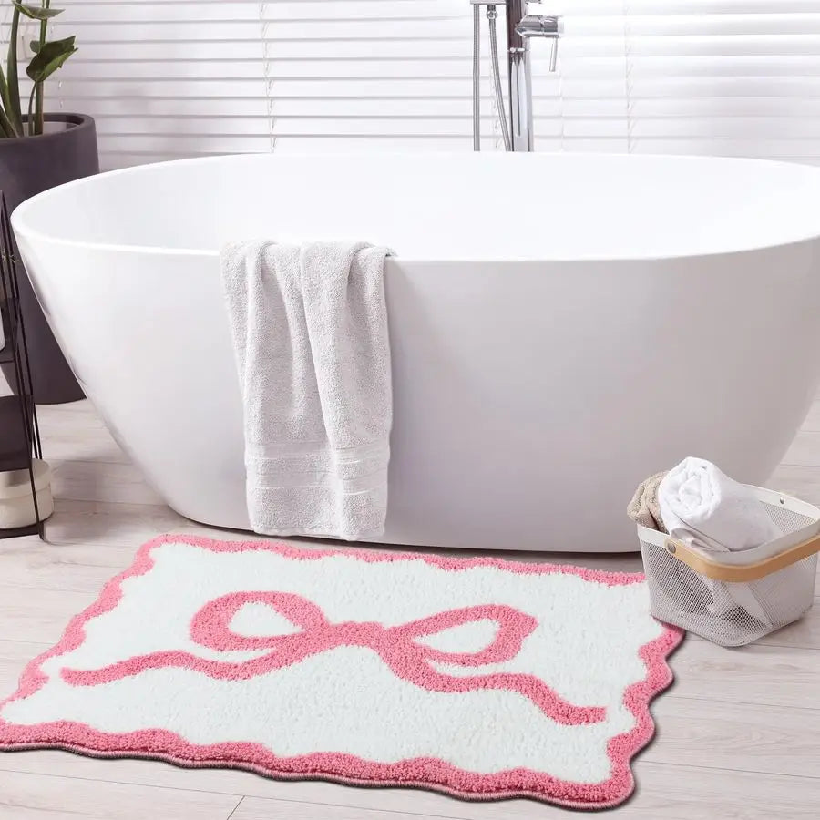 Pink Bow Rug