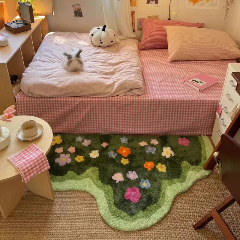 Cute Green Moss Rug Mat