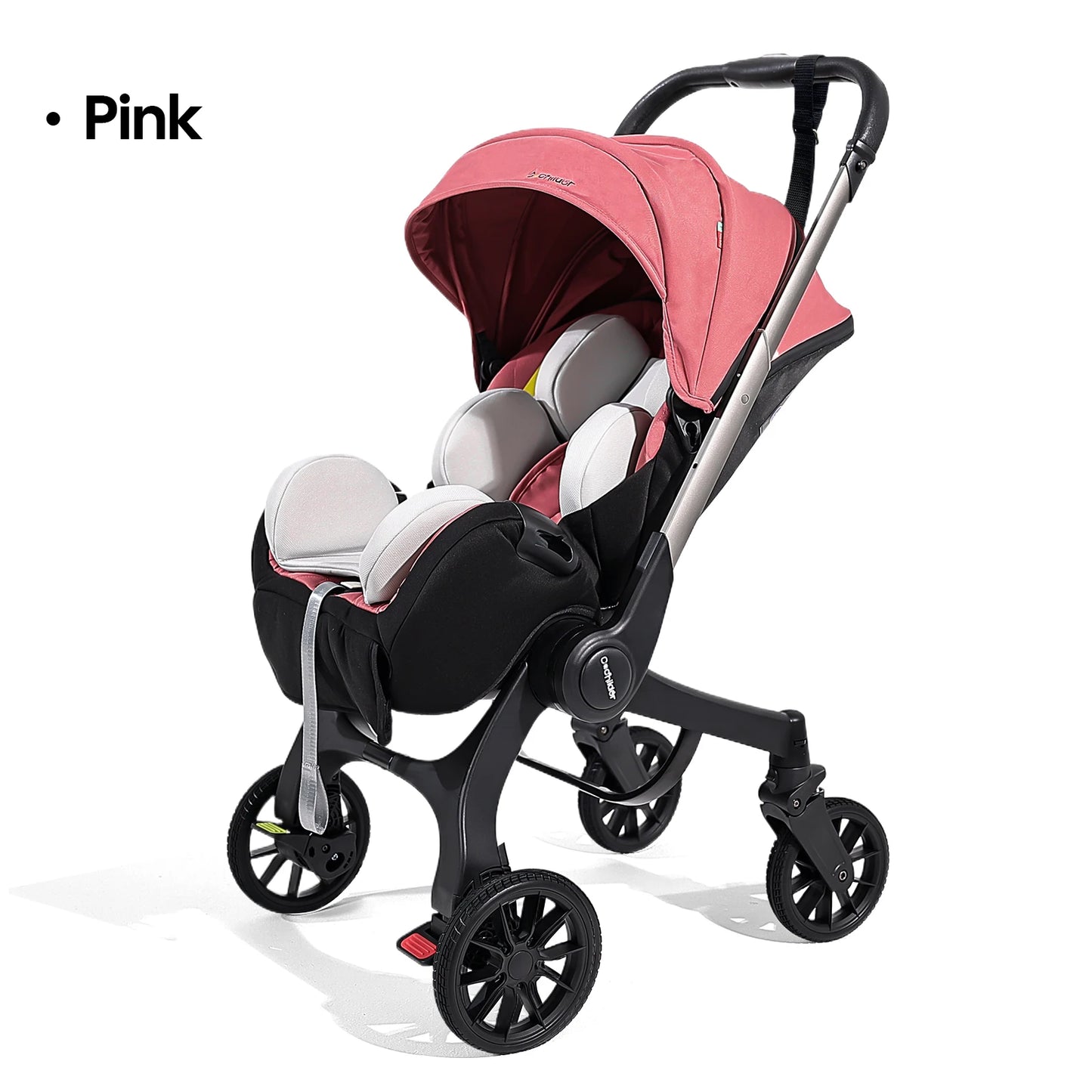 Go-Anywhere Baby Stroller, Features an Adjustable Backrest, Easy Fold, and Newborn-Friendly Design for City or Camping Use.