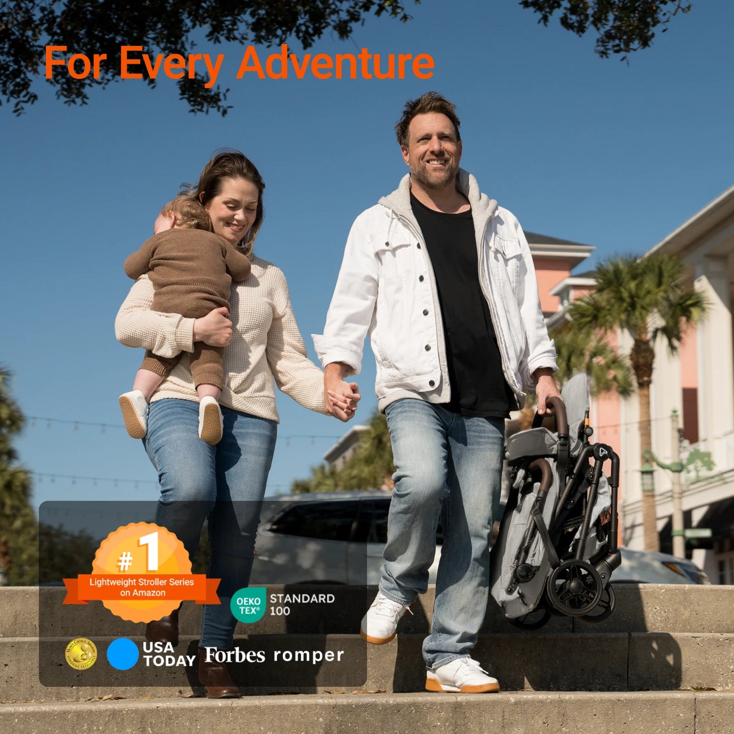 MAMAZING Ultra Air Airplane Stroller Lightweight 11.6lbs Carbon Fiber Frame Easy Fold w/Organizer for Toddlers (GREY)