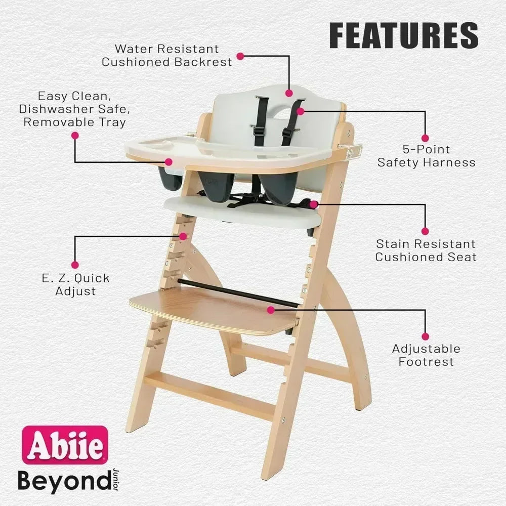 Hot salesHot salesBeyond Junior Wooden High Chair with Tray