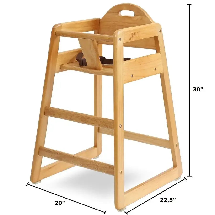 High Chair for Baby amp Toddler Restaurant Style Stackable Highchair