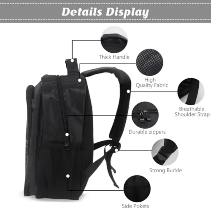 Backpack School Bookbag 16inch Schoolbag With Lunch Box Bag And Pencil Case Set For Boys Girls