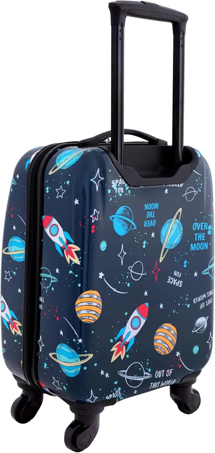 Kids Space-Themed Luggage Set, 5-Piece Travel Gear for Children's Adventures