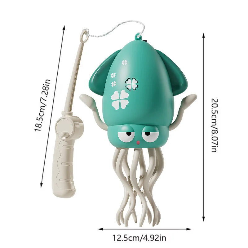 Squid Toy Electric Dancing Octopus Baby light Music Suitable for 12-18 Months Old Baby Toys Kid Crawling Suitable for Toddler