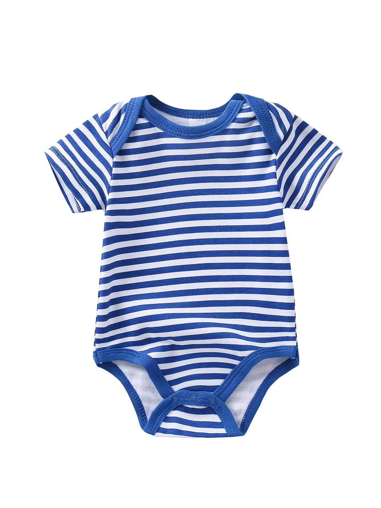 5pcs Baby Boy Triangle Rompers, Creative Baby Bodysuits, Short Crawler Onesies, Short Sleeve Jumpsuits with Sailboat Pattern, Soft Breathable Casual Infant Clothes, Newborn Hospital Essentials, Bargain, for Outdoor