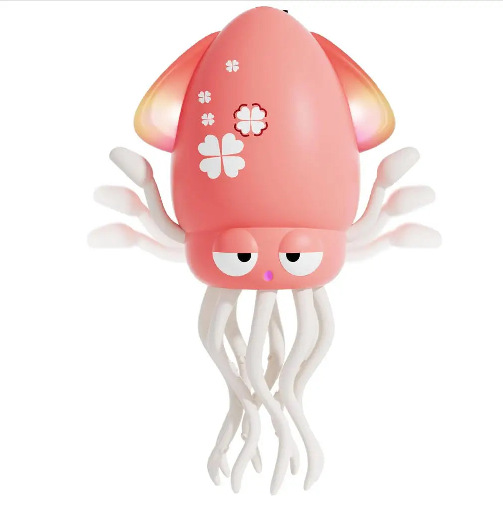 Squid Toy Electric Dancing Octopus Baby light Music Suitable for 12-18 Months Old Baby Toys Kid Crawling Suitable for Toddler