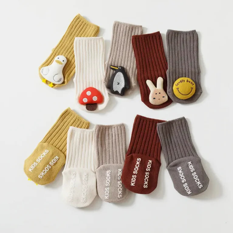Adorable Cartoon Hemed Baby Socks