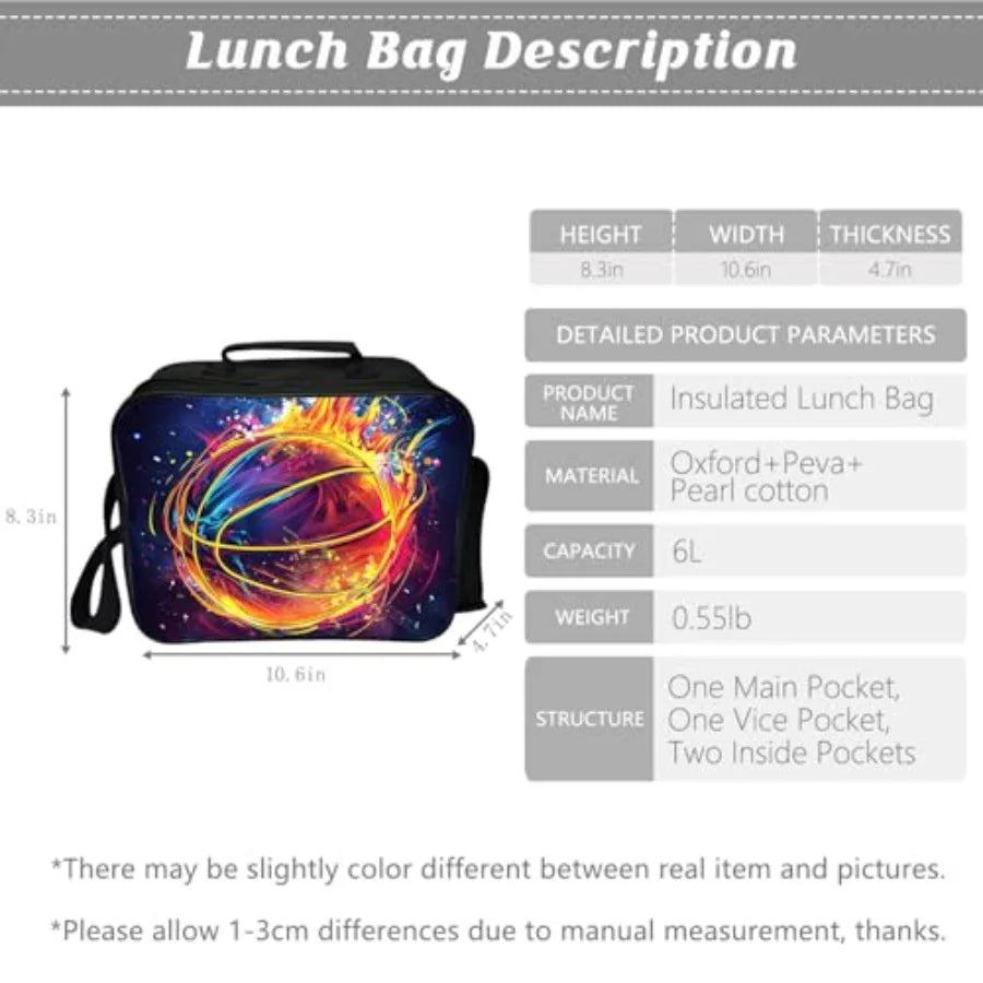 Backpack School Bookbag 16inch Schoolbag With Lunch Box Bag And Pencil Case Set For Boys Girls