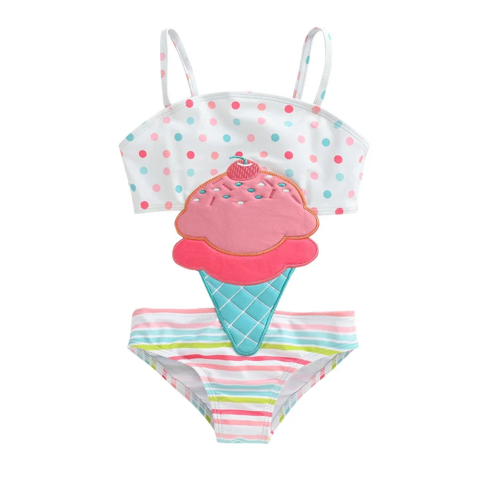 Toddler Infant Baby Girls Swimwear Watermelon Swimsuit Swimming Beach Bathing Bikini Cute Summer One-Piece Swimming Baby Overall