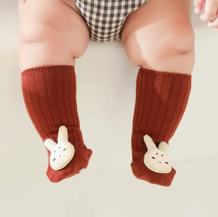 Adorable Cartoon Hemed Baby Socks