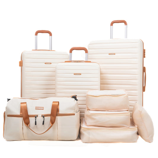 Luggage Sets 3 Piece Suitcases with Double Spinner Wheel,Suitcase Set ABS Hard Case Luggage with TSA Lock, Travel Duffle Bag
