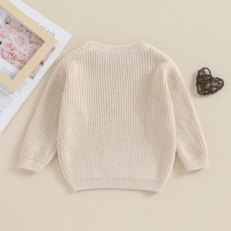 Adorable Toddler Sweaters Lovely Heart Patterned