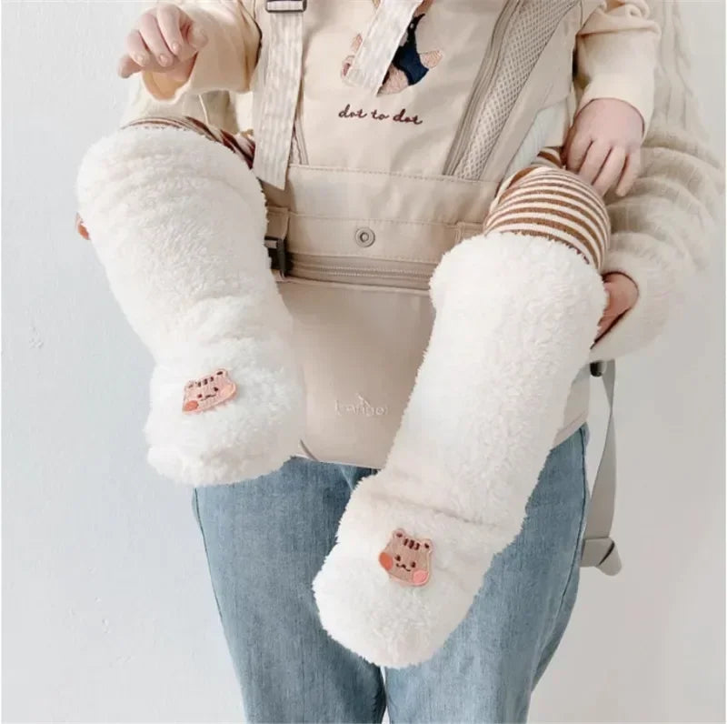 Winter Baby Socks Thick Warm Long Socks for Toddler White Autumn Winter PlushKnee Newborn Anti Slip Floor Socks