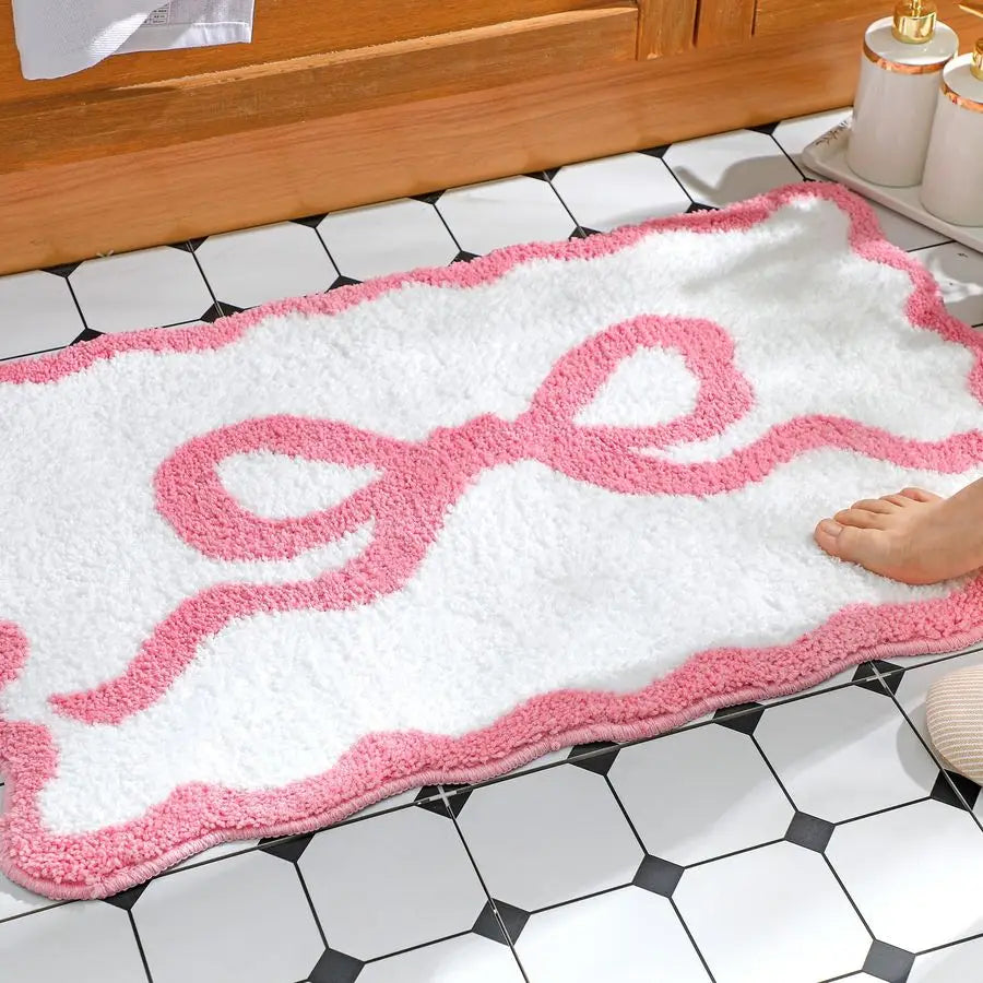 Pink Bow Rug