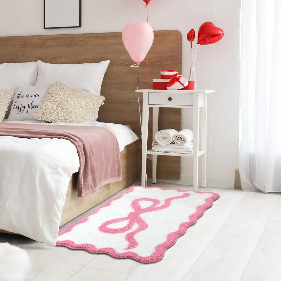 Pink Bow Rug