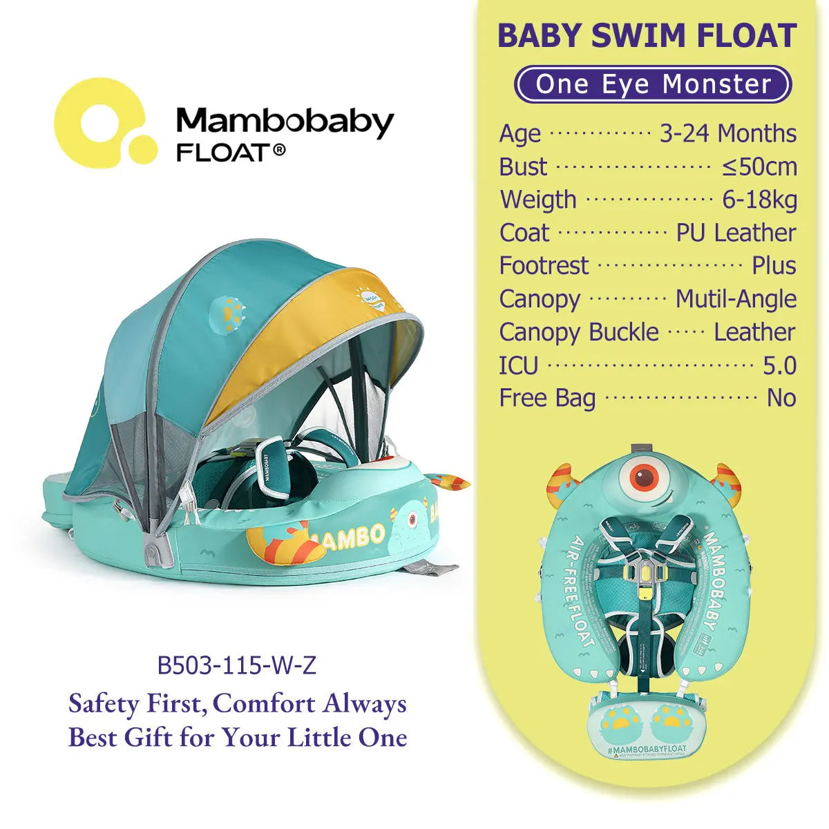 Mambobaby Float No-Slip Safe Harness