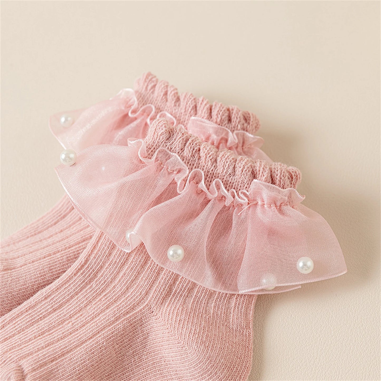 Cute Baby Girl Cotton Ankle Socks with Adorable Bowknot and Lace Trim Soft and Comfortable Toddler Princess Socks for Daily