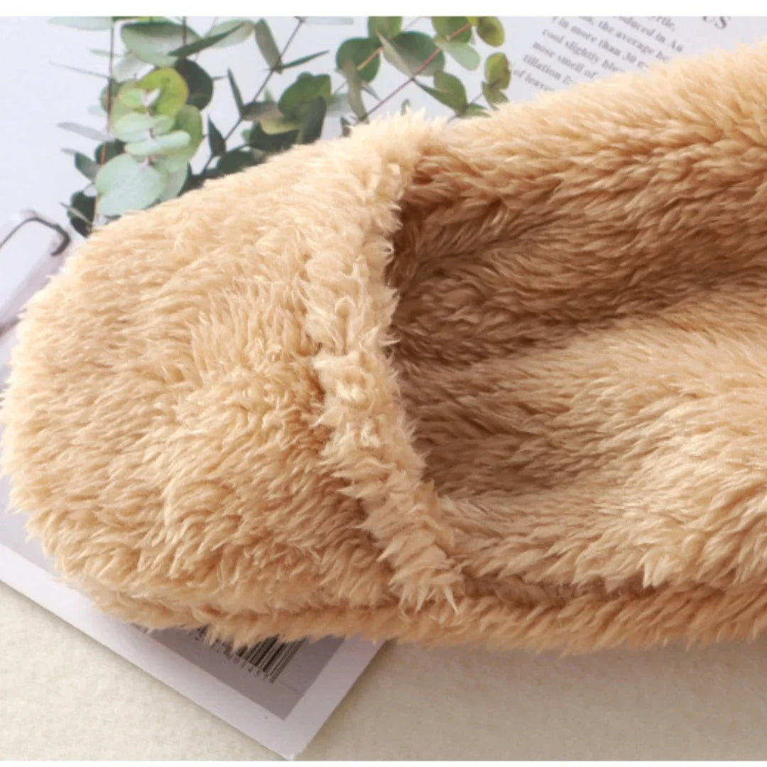 2025 Girl & Boy Clothes Warm Fluffy Bodysuit Plush Animal Onesie Footed Hand Covered Jumpsuit