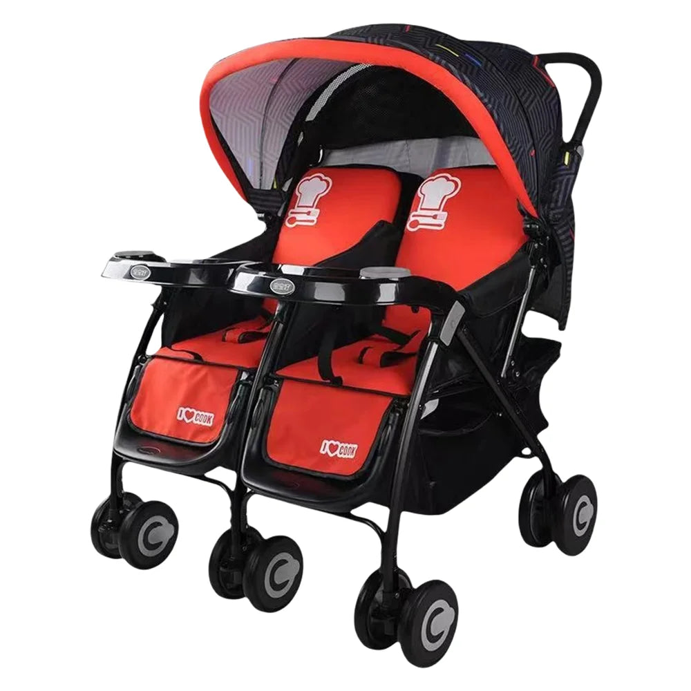 Twins baby stroller,Lightweight , travel friendly, ultra comfort and folding