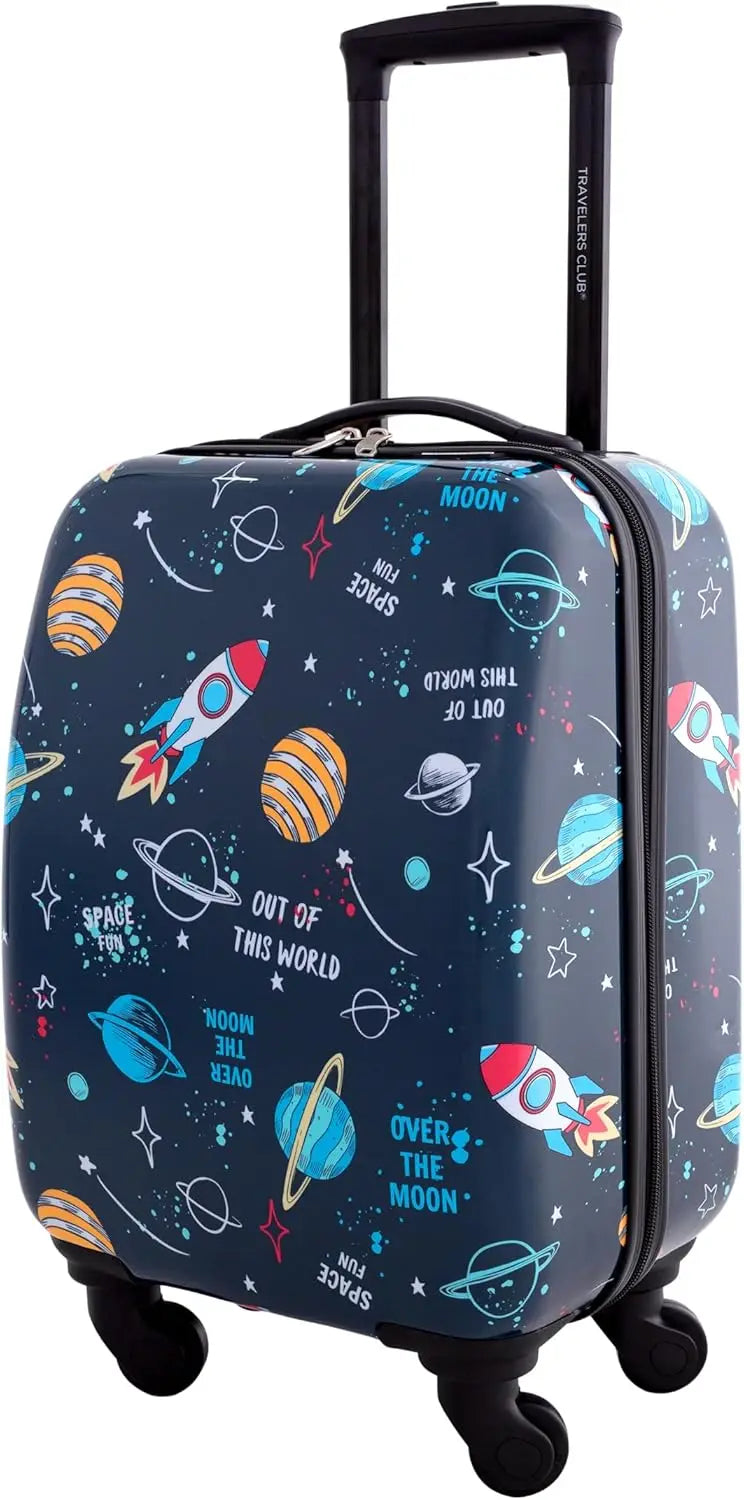 Kids Space-Themed Luggage Set, 5-Piece Travel Gear for Children's Adventures