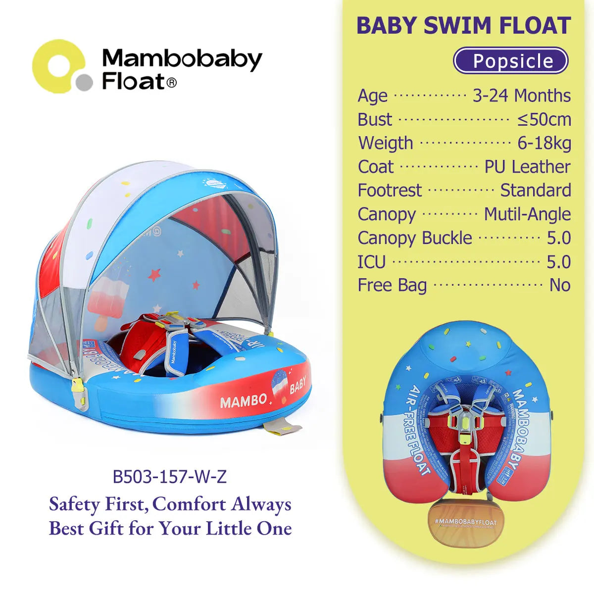 Mambobaby Baby Pool Float Vip 5 Dropshipping Blackproof Pool Mat For Infant Non-Inflatable Natation Buoy With Parasol Beach Toys