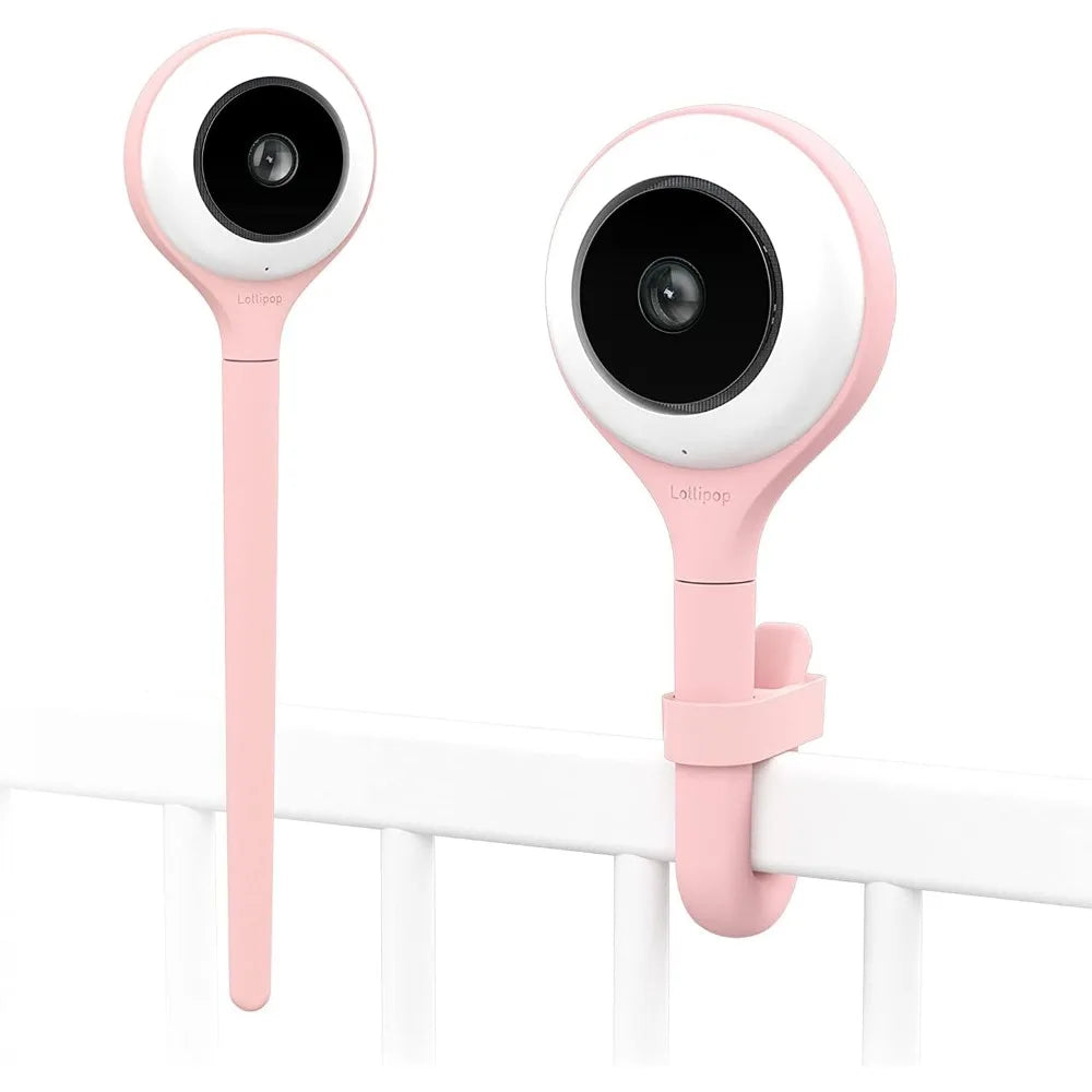 Lollipop Baby Monitor with True Crying Detection (Cotton Candy) - Smart WiFi Baby Camera - Camera with Video, Audio and Sleep