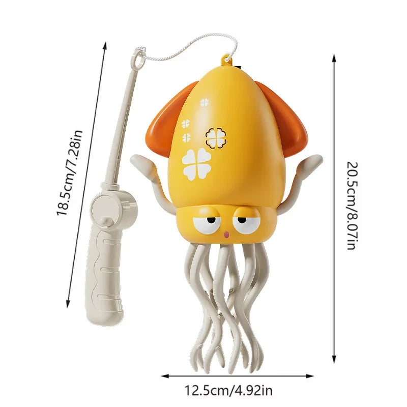 Squid Toy Electric Dancing Octopus Baby light Music Suitable for 12-18 Months Old Baby Toys Kid Crawling Suitable for Toddler