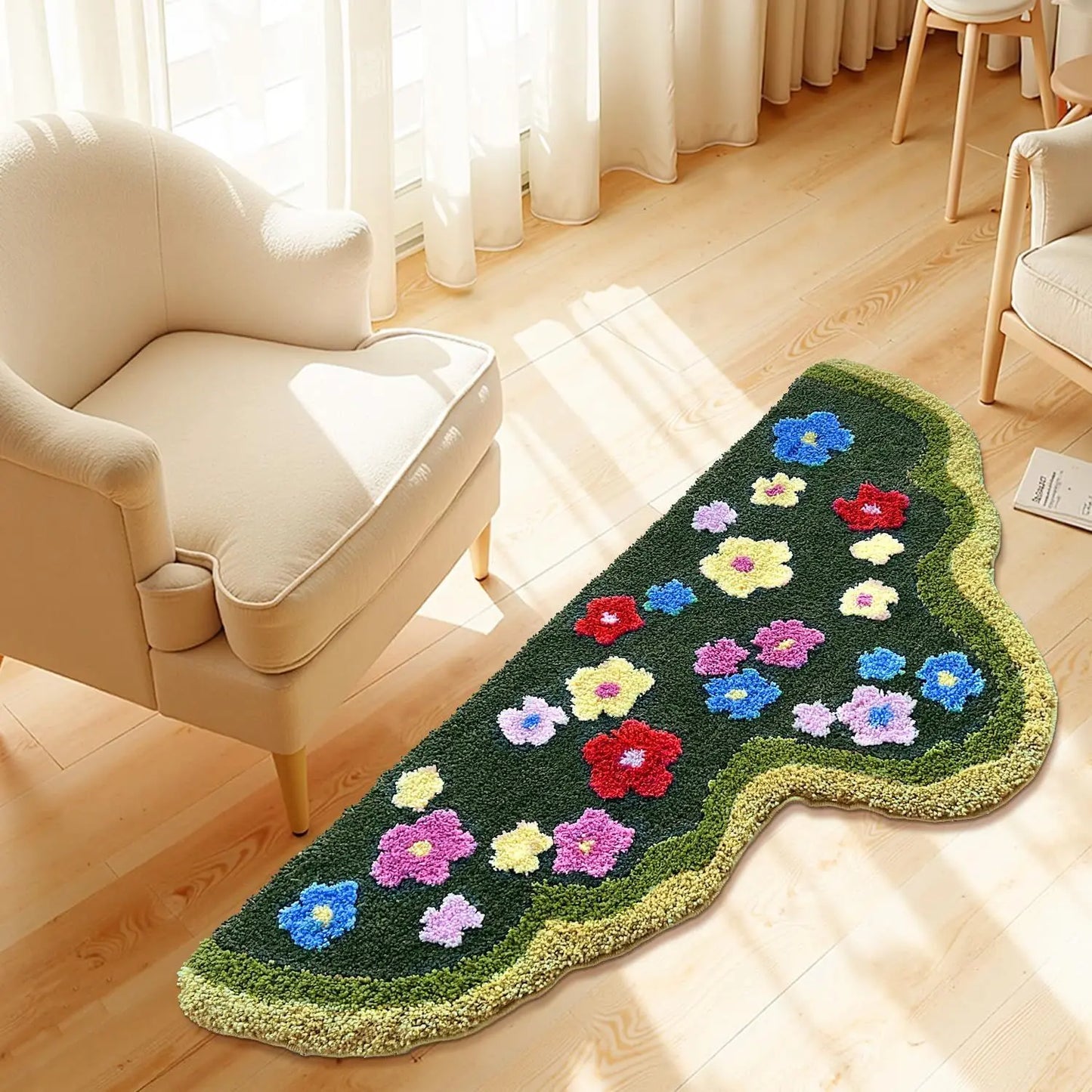 Cute Green Moss Rug Mat
