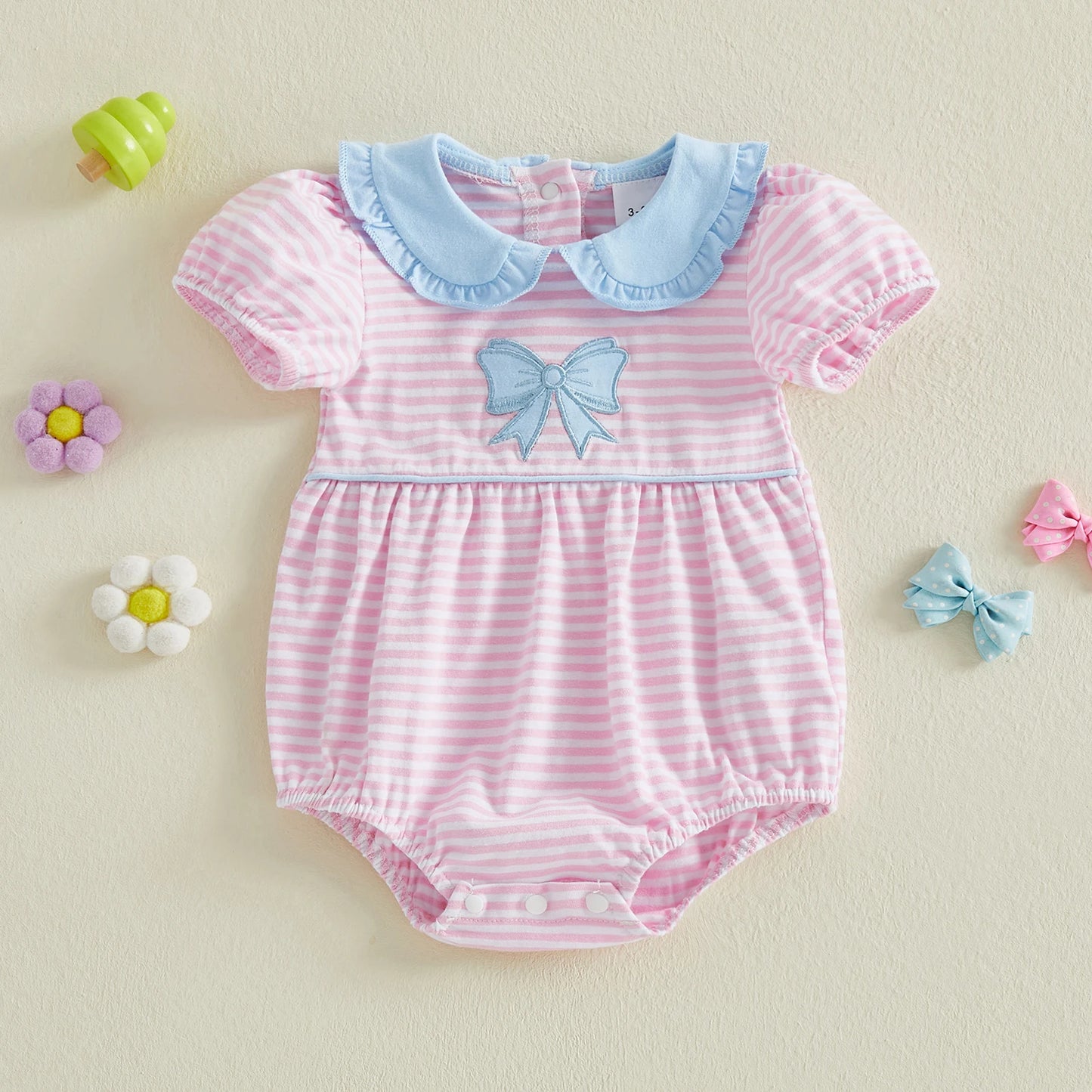 Toddler Girl Floral Print Romper