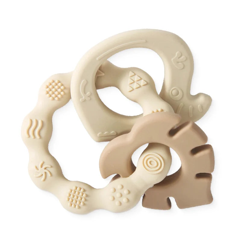 Baby Silicone Teethers Animal Food Grade Silicone Baby 0-12 Toys Silicone Teeth Grinding Stick Newborn Pacifier Accessories Toys