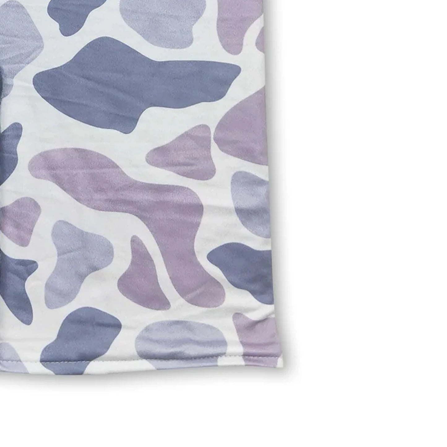 Grey polka dots camo baby kids blankets