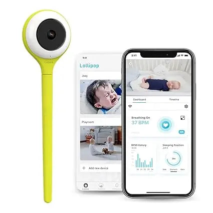 Baby Monitor (Pistachio) - Full-Featured Smart Wi-Fi Camera of True Crying Detection with Extra in-App Plan