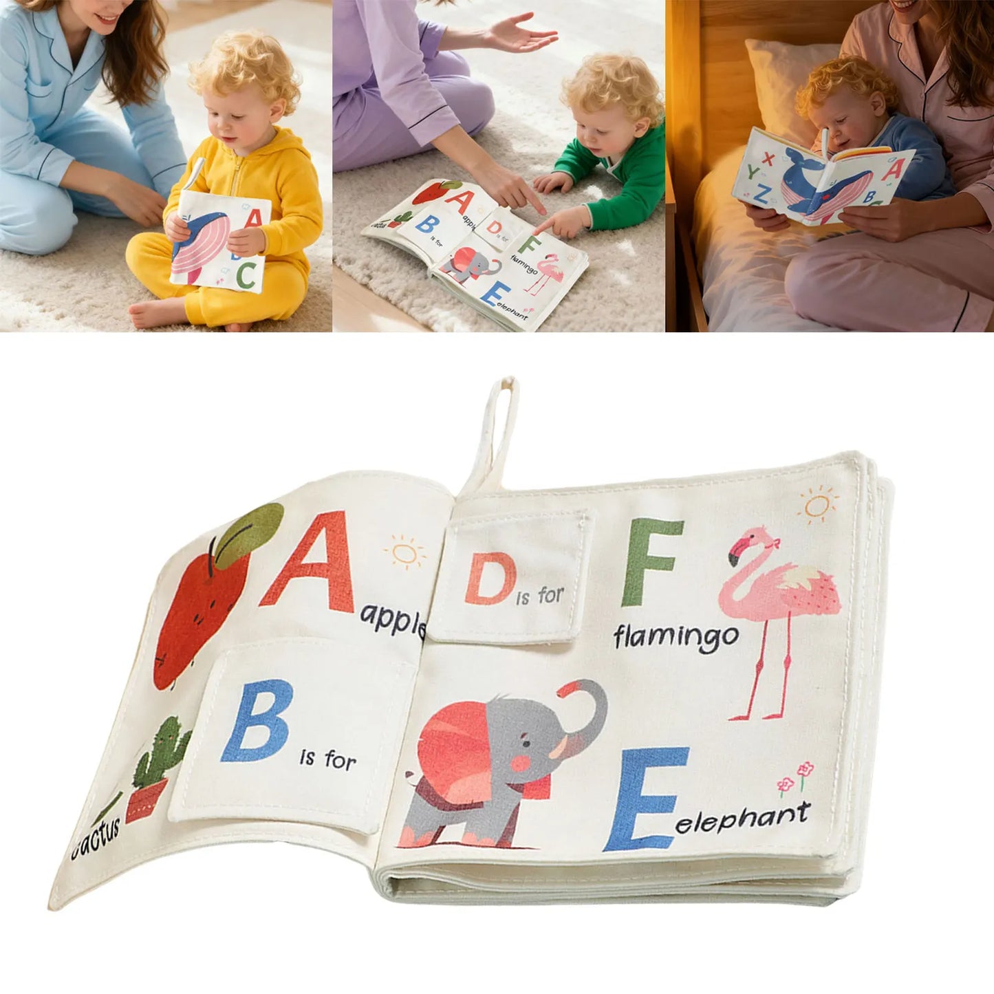 Education Books Soft Baby Book Interactive And Feel Teething Book Education Activity Kids Visual Stimulation Toys