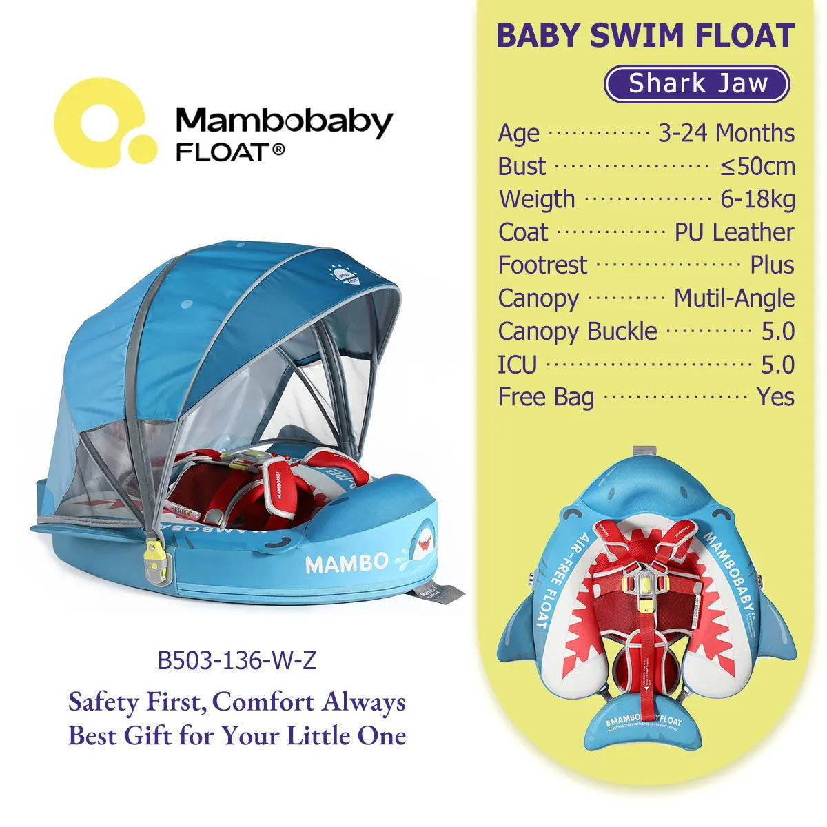 Mambobaby Float No-Slip Safe Harness