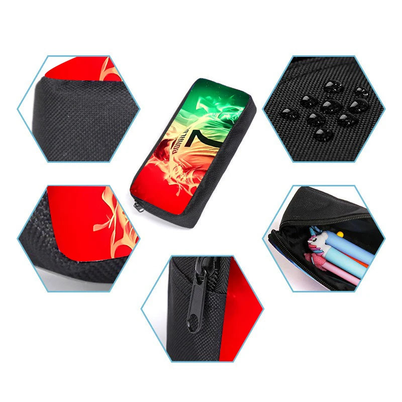 Football Cartoon Three Piece Set Backpacks For Boy And Girls Best Gifts 3D Cartoon School Backpack For Children