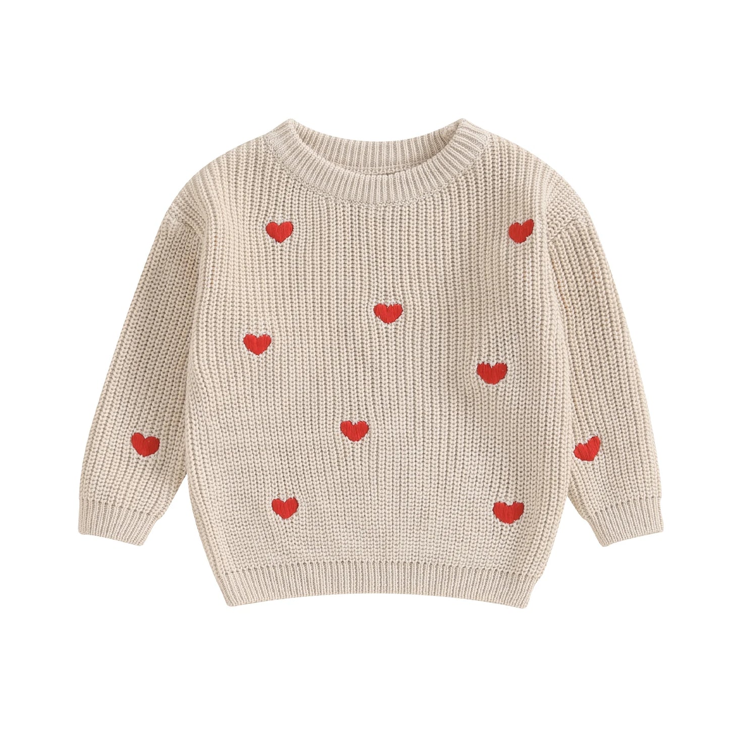 Adorable Toddler Sweaters Lovely Heart Patterned