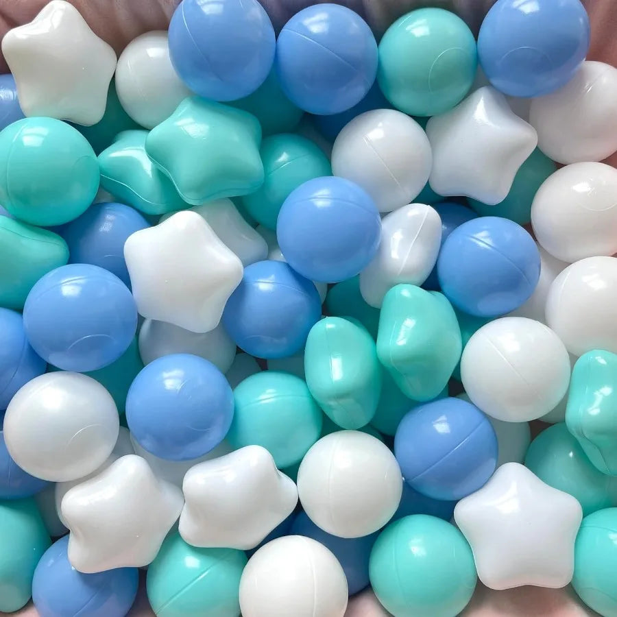 1000 Play Plastic Balls for Ball Pit Playpen BPA- Free Crush Proof Crawling Tunnels Balls for Pet Dogs,Soft Plastic Pool Balls