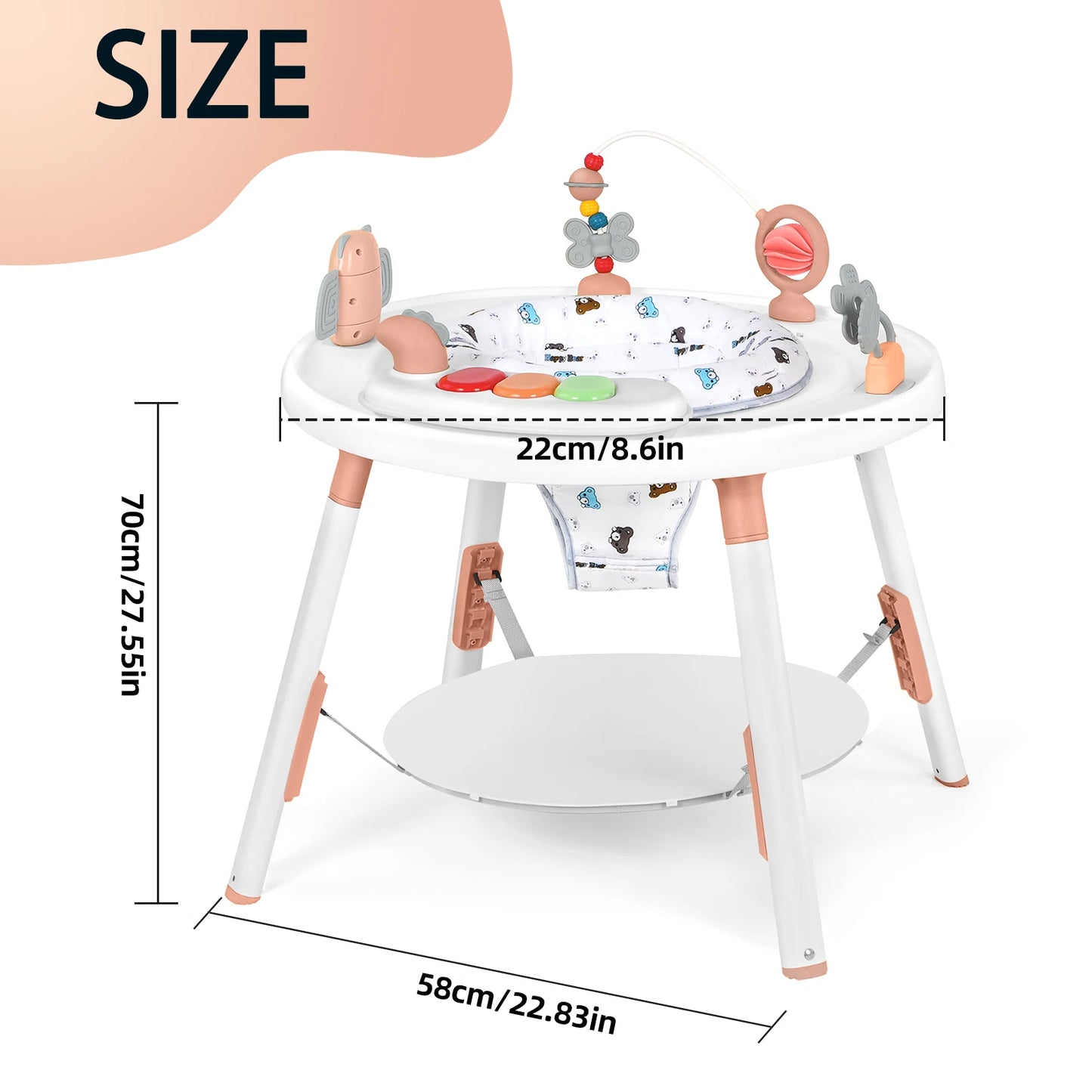 Multi-Functional Baby Play Center – 3-in-1 Activity Center