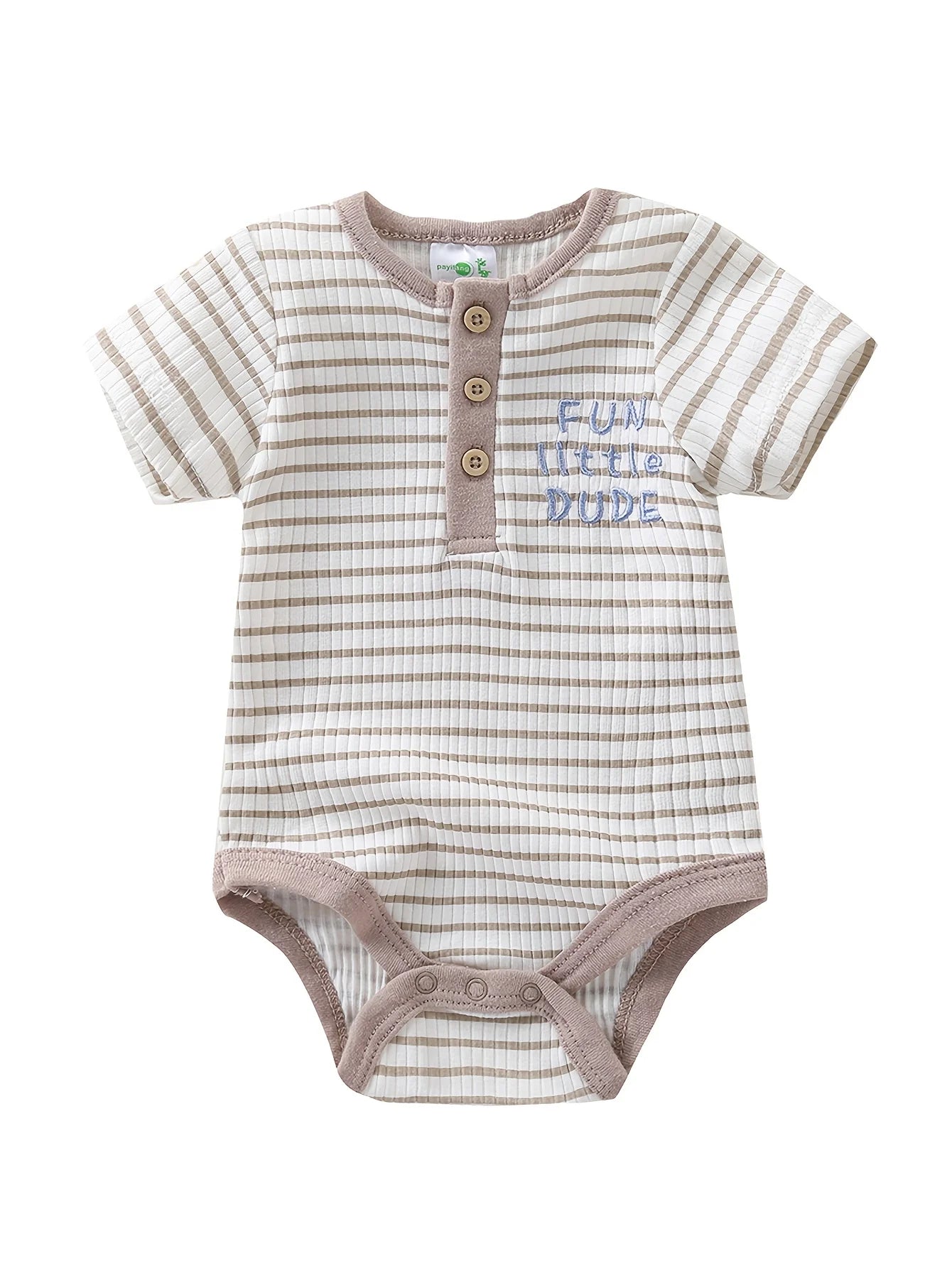 5pcs Newborn Baby Boy Short Sleeve Bodysuits, Cotton Cute Dinosaur Cartoon Rompers, Infant 1pc Jumpsuits, Round Neck Summer Outfits, Hospital Bag Essentials
