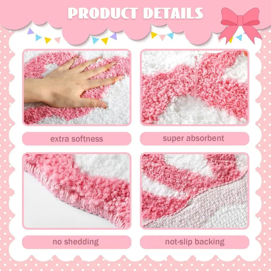 Pink Bow Rug