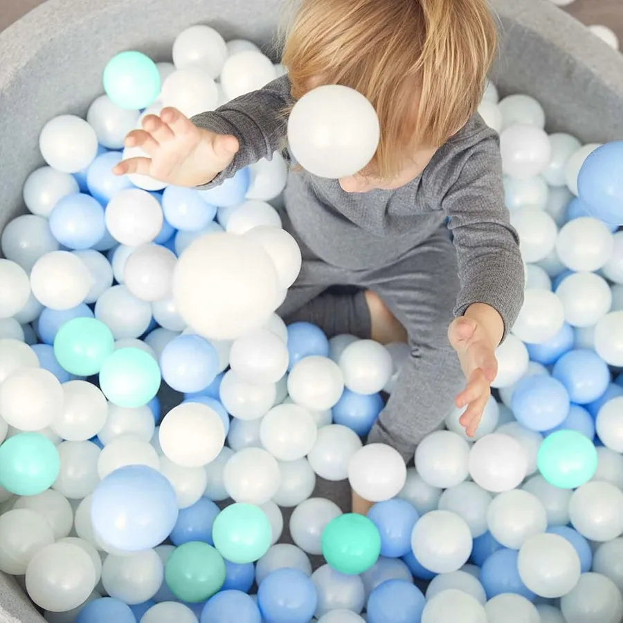 1000 Play Plastic Balls for Ball Pit Playpen BPA- Free Crush Proof Crawling Tunnels Balls for Pet Dogs,Soft Plastic Pool Balls