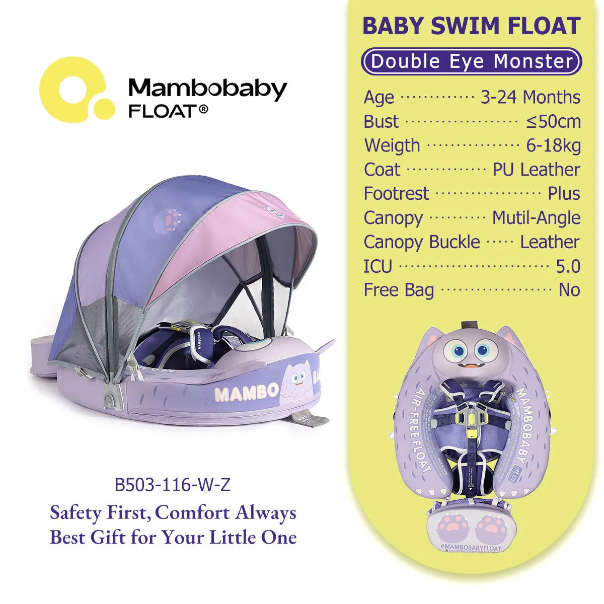 Mambobaby Float No-Slip Safe Harness
