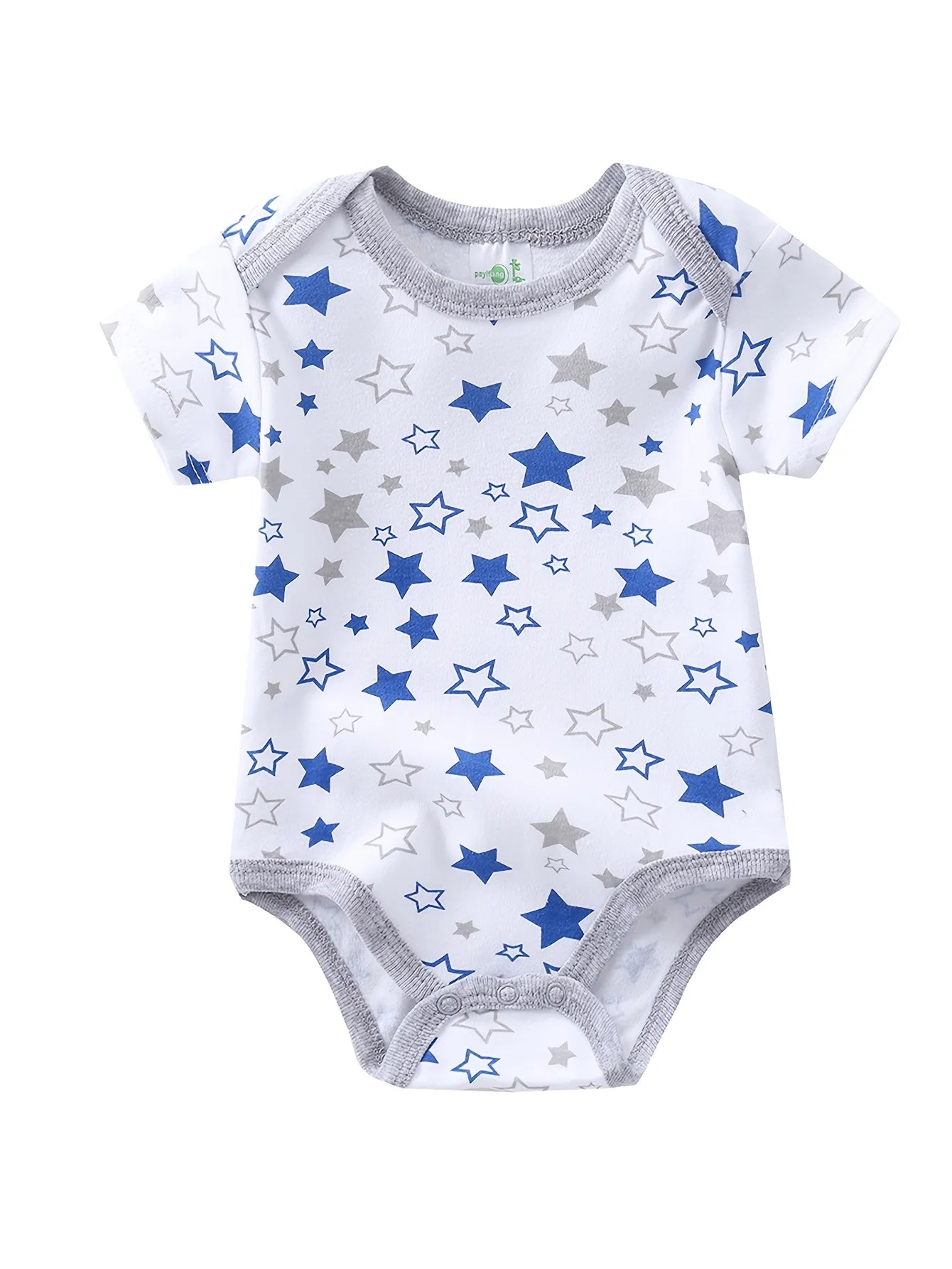 5pcs Baby Boy Triangle Rompers, Creative Baby Bodysuits, Short Crawler Onesies, Short Sleeve Jumpsuits with Sailboat Pattern, Soft Breathable Casual Infant Clothes, Newborn Hospital Essentials, Bargain, for Outdoor