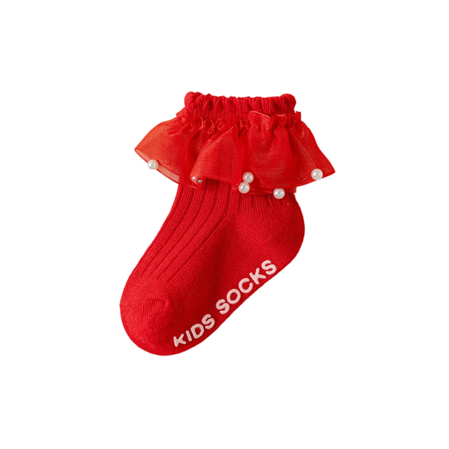 Cute Baby Girl Cotton Ankle Socks with Adorable Bowknot and Lace Trim Soft and Comfortable Toddler Princess Socks for Daily