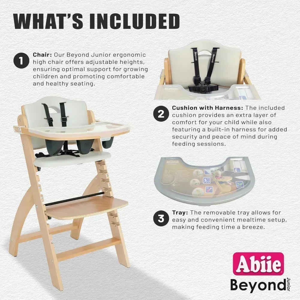 Hot salesHot salesBeyond Junior Wooden High Chair with Tray