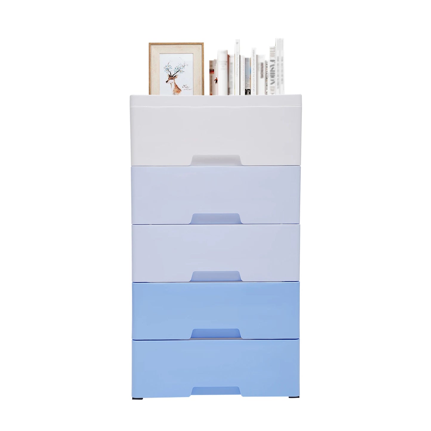 5 Drawers Storage Closet Drawers Cabinet Drawers Dresser Bedroom Cabinet Plastic