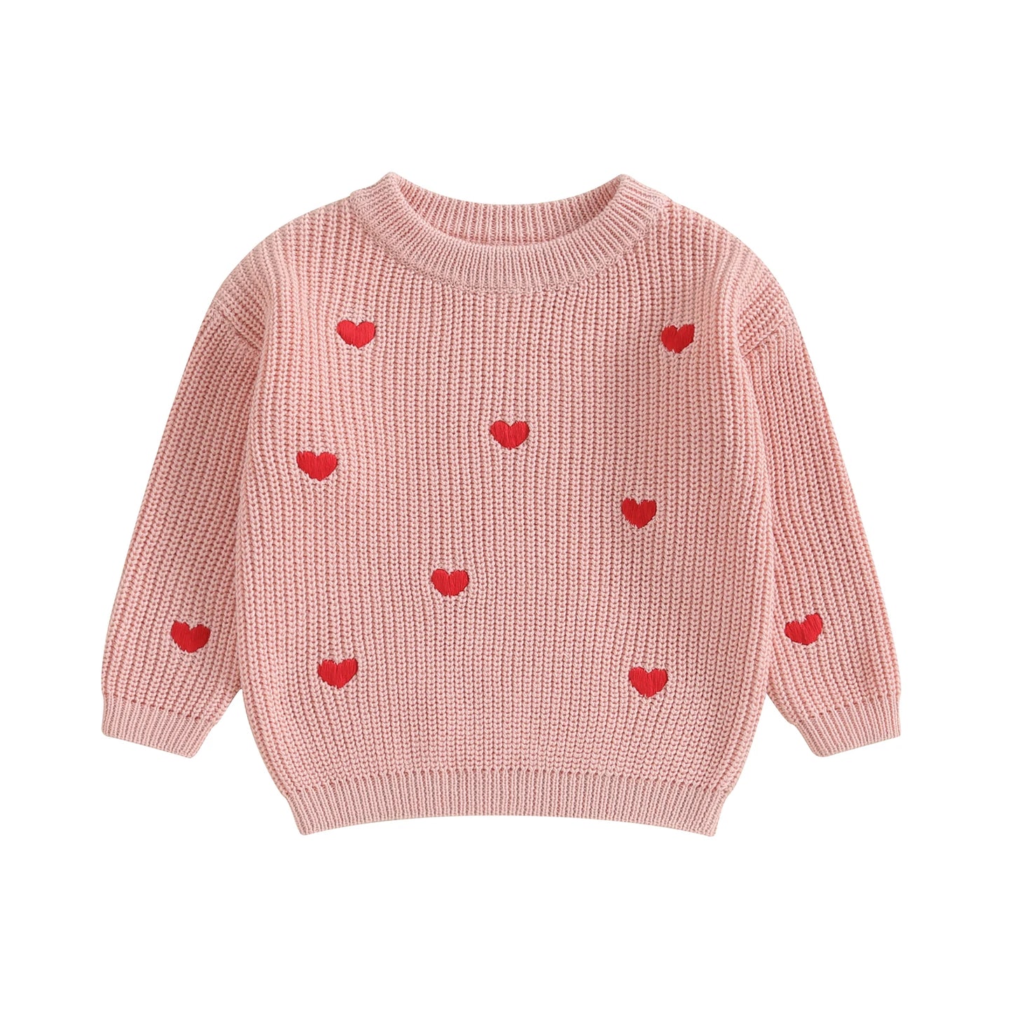 Adorable Toddler Sweaters Lovely Heart Patterned