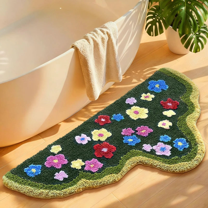 Cute Green Moss Rug Mat